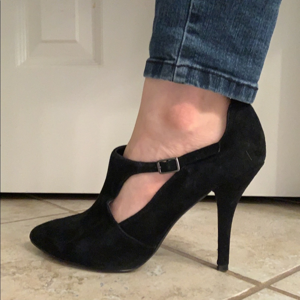 Audrey Brooke black booties / heels